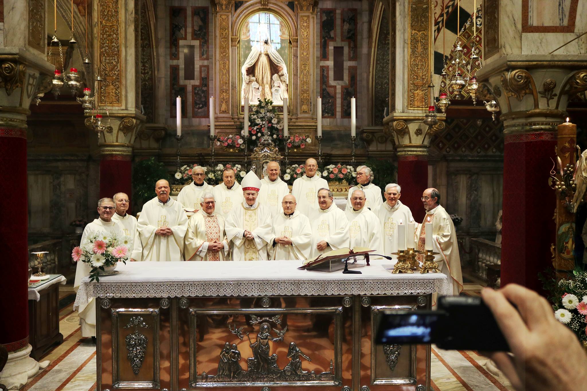 Don Lidovino 50mo sacerdozio a Monte Berico